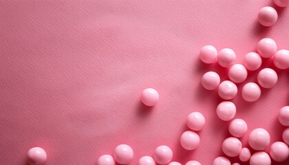 pink balls abstract background