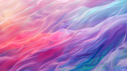 Obraz premium Ethereal Spectrum: Dynamic Fusion of Vibrant Gradients Creating a Mesmerizing and Uplifting Visual Journey