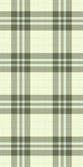 Tough plaid tartan seamless, teenage check textile fabric. Refresh pattern background texture vector in light and beige colors.