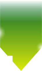 Abstract Green Gradient Element