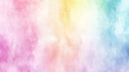 Pastel Rainbow Watercolor Background Texture