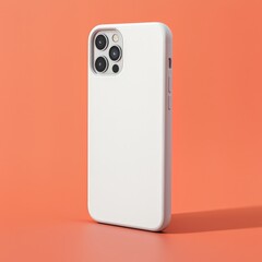 a blank phone case mockup set against a modern background