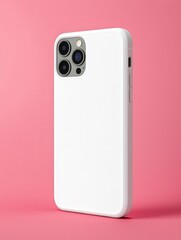 a blank phone case mockup set against a modern background