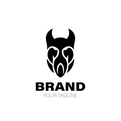 Cerberus Logo. Cerberus Logo Design. Cerberus Logo Brand. Cerberus Logo Vector Design Isolated on White Background