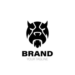 Cerberus Logo. Cerberus Logo Design. Cerberus Logo Brand. Cerberus Logo Vector Design Isolated on White Background