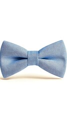 Light Blue Bow Tie for Isolated.