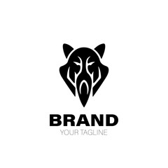 Cerberus Logo. Cerberus Logo Design. Cerberus Logo Brand. Cerberus Logo Vector Design Isolated on White Background