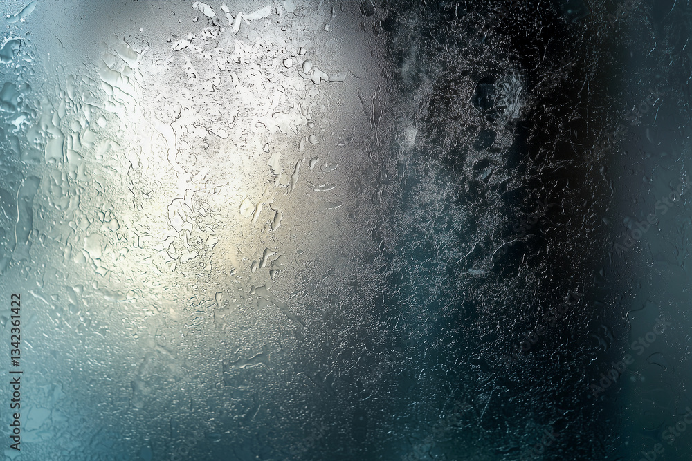 Sticker frosted glass texture with soft light diffusion and subtle imperfections for modern design
