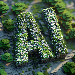 AI and Nature Fusion in Mosaic Art: A 3D Digital Composition of Sustainability and Innovation