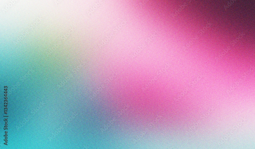 Poster teal red noise effect gradient texture grainy background