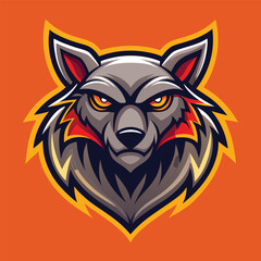 Stunning Solid-Colored Illustration of a Majestic Animal Logo