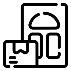 doorstep delivery icon