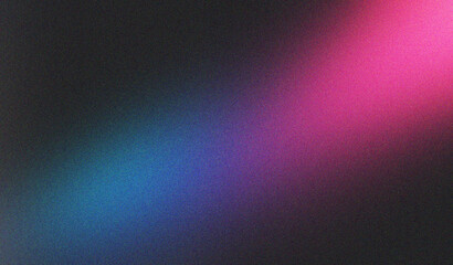 Cyan  Pink  Black Noise Effect Gradient Texture Grainy Background