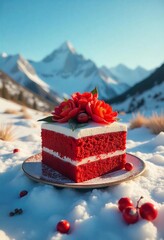 red cake
