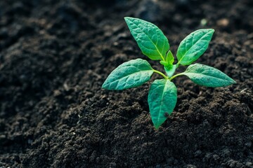 Symbolizing growth  the fusion of earthy textures and vibrant plant forms in nature s cycle