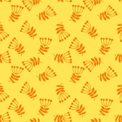 Abstract floral seamless flowers pattern for wrapping paper and fabrics and kids