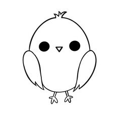 easter little chicken drawing png