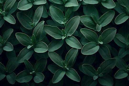 Lush Green Foliage Pattern. - Powered by Adobe