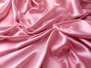 Fototapeta premium Elegant silk fabric with soft flowing folds.