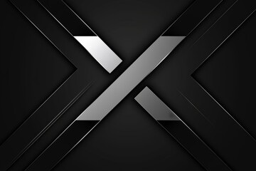 Futuristic glowing X symbol in deep space with cosmic light effects, representing technology, innovation, high-tech vision, and modern digital aesthetics, Generative AI
