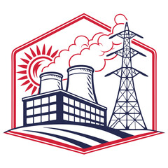 Geothermal Energy Vector Illustration Renewable Earth Heat Concept