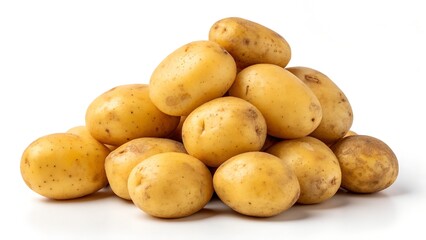 Fresh Potatoes Piled Up