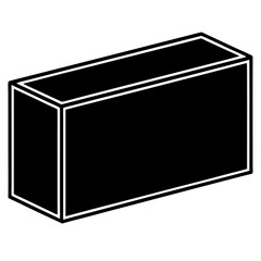 black box isolated on white
