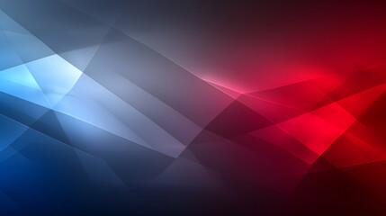 Obraz premium Abstract red and blue geometric background.