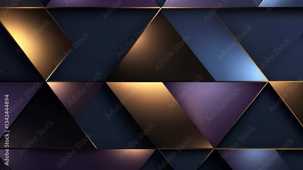Poster geometric abstract background with triangle shapes
