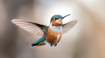 Fototapeta premium Hummingbird in flight