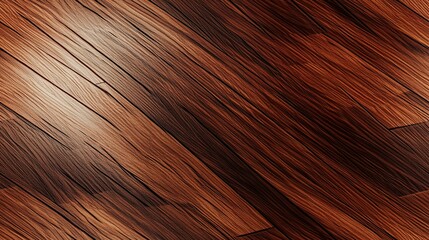 Obraz premium Angled wooden floorboards in various shades of brown color