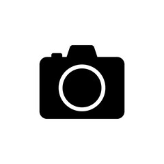 digital photo camera icon silhouette
