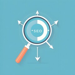 vector search SEO icon