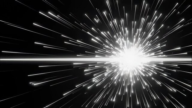 Blade of Light Slices Through Space
