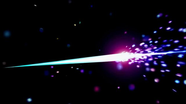 Blade of Light Slices Through Space