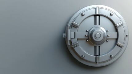 Secure Vault Door A Detailed and Modern Design for Safety and Protection