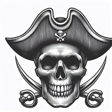 recommend clip art: Pirate Skull with Crossed Cutlasses