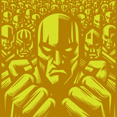 Popular editable duo tone colored stylized vector drawing illustration for all artistic projects
