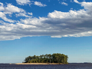 small island in the Chesapeake Bay