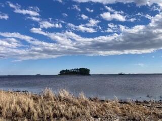 small island in the Chesapeake Bay