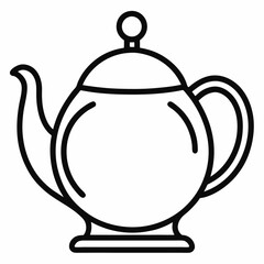 teapot isolated on white