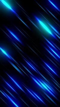Abstract Diagonal Blue Light Streaks loop