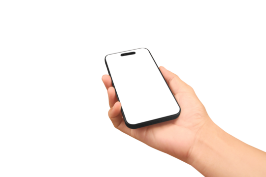 Engaging smartphone interaction digital space mobile device display minimalist design hand viewpoint user experience concept for seo impact