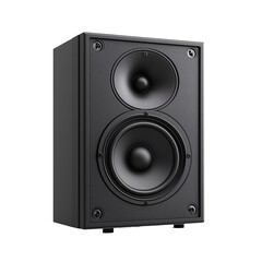 Professional Black Speaker for Ultimate High Fidelity Audio Performance in Home Theater Systems