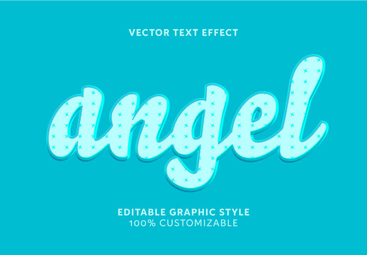 Blue Soft Rounded Smooth Cartoon Text Effect