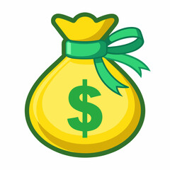 bag with dollar