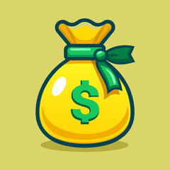 bag with dollar