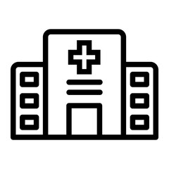 Obraz premium hospital Line Icon
