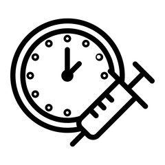 clock Line Icon