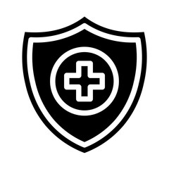 Obraz premium shield Solid icon